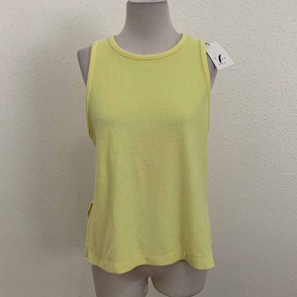 3for$20 NWT Warm cozy tank top a new day multiple sizes yellow